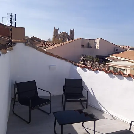 T3 Terrasse Vue Cathedrale Climatise Daire *
